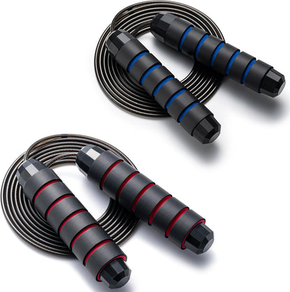 Adjustable Speed Jump Rope – Tangle-Free, Ball Bearings for Men, Women & Kids