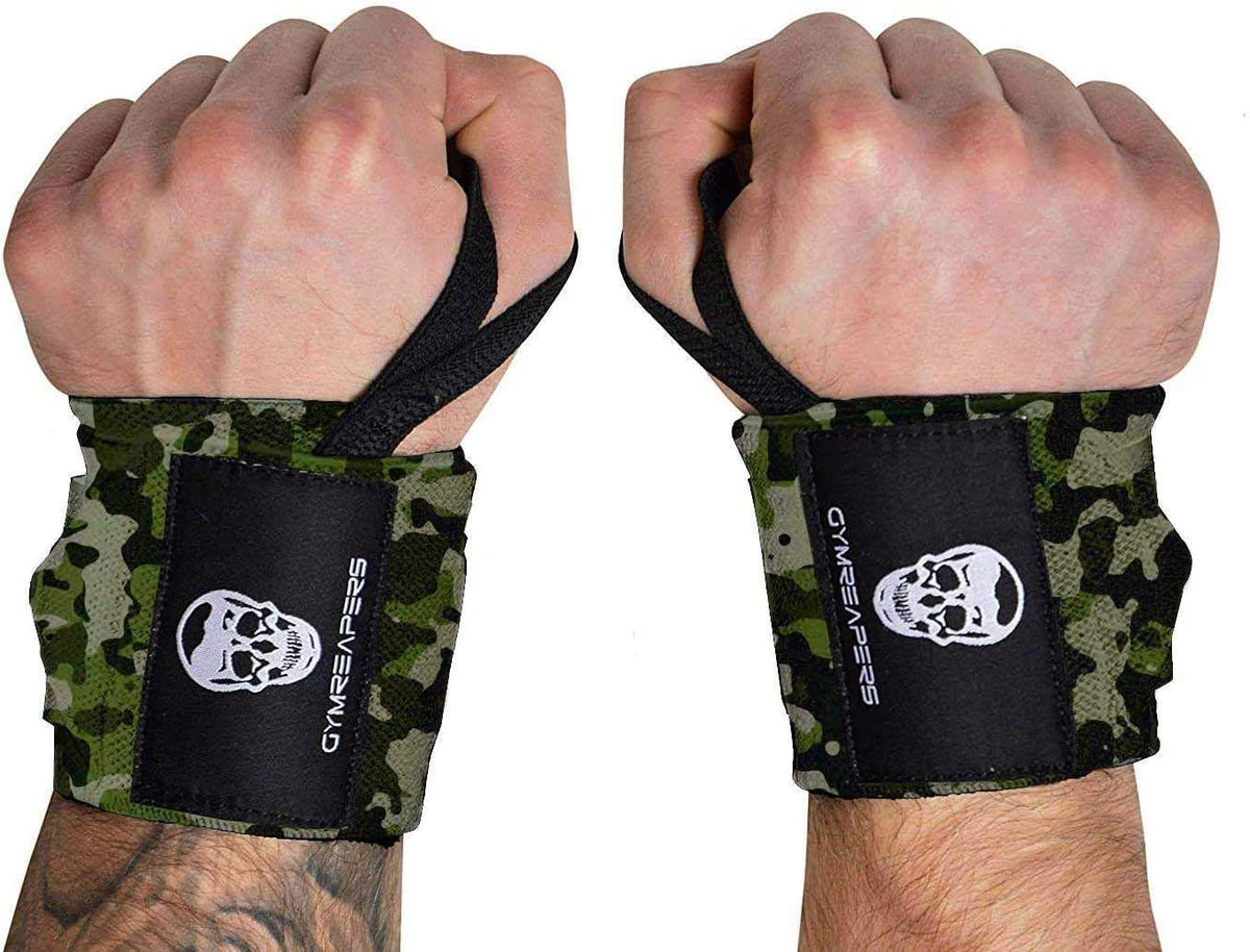 20" Weightlifting Wrist Wraps – IPF Approved, Heavy Duty Thumb Loop for Powerlifting & Training