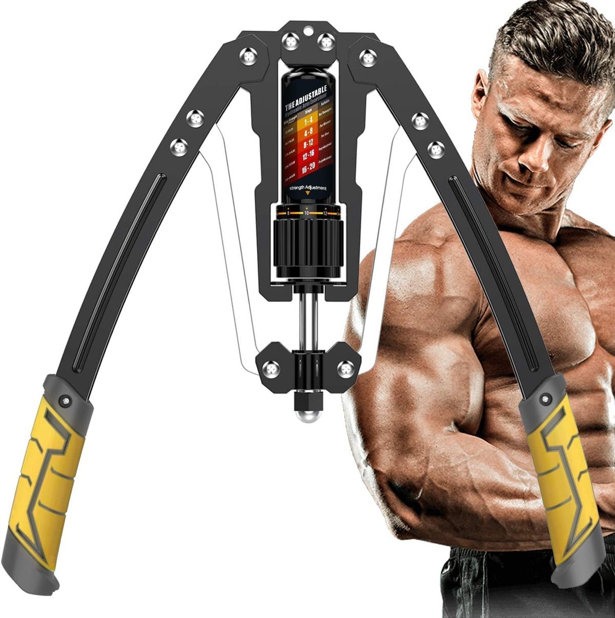 EAST MOUNT Twister Arm Exerciser, Adjustable 22-440lbs Resistance
