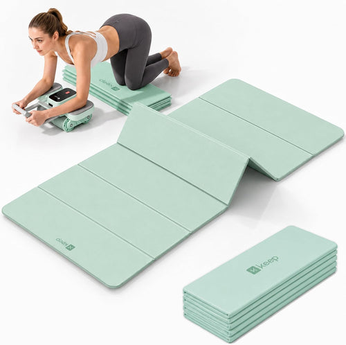 Foldable Yoga Mat, 7mm TPE Non-Slip for Home Gym