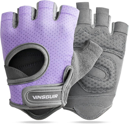Workout Gloves for Men & Women, Padded & Full Palm Protection