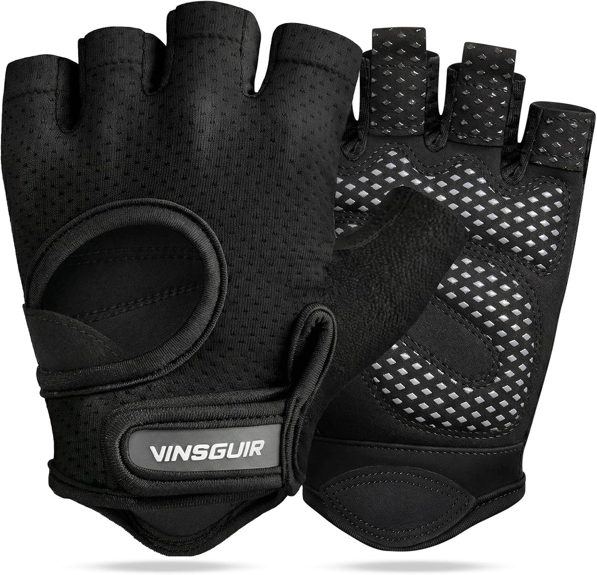 Workout Gloves for Men & Women, Padded & Full Palm Protection
